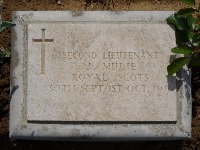 Struma Military Cemetery - Mudie, J